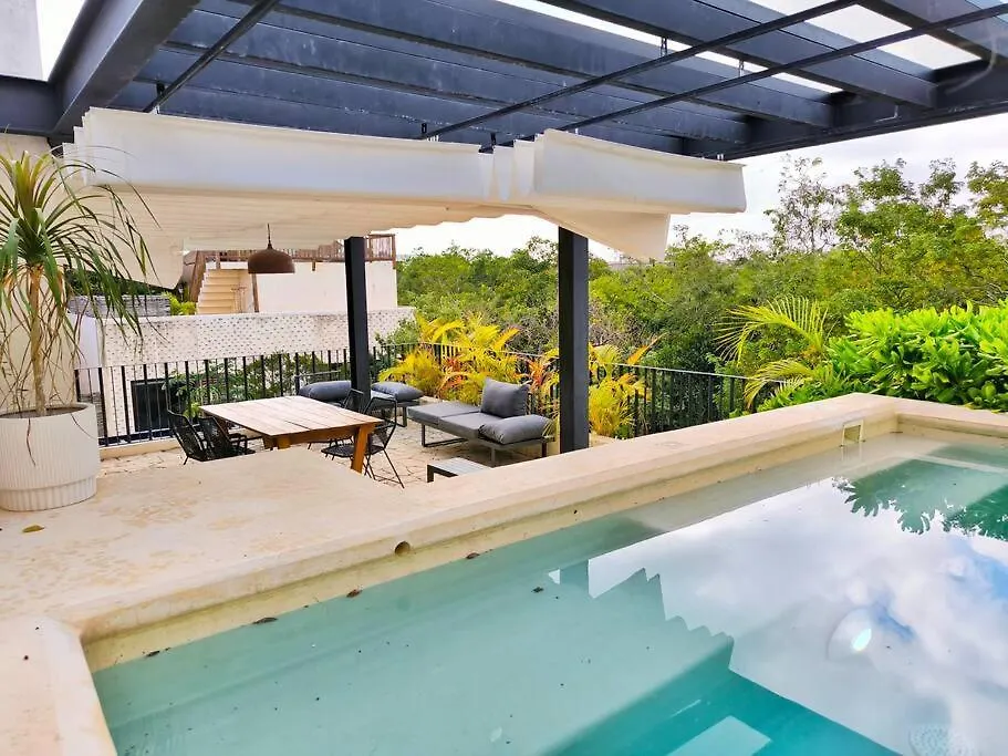 Nuuch Ph1 Comfy 2 Bdr Penthouse W Pvt Pool Aldea Zama Apartment Tulum